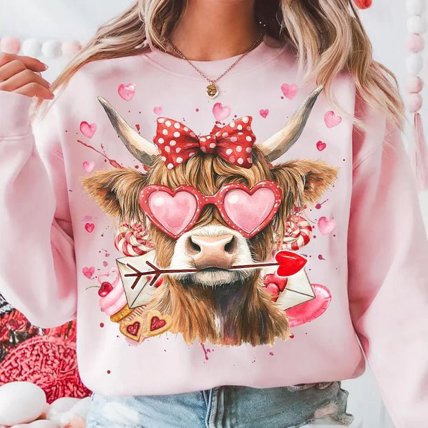 Heifer Valentine Sweatshirt