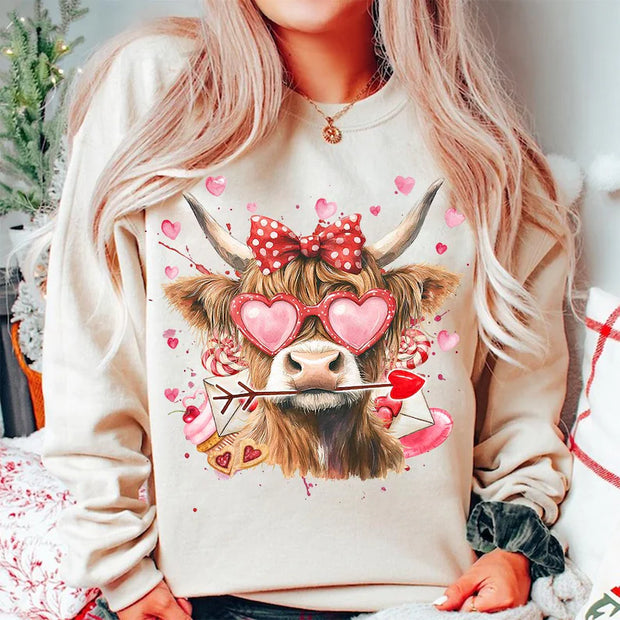 Heifer Valentine Sweatshirt