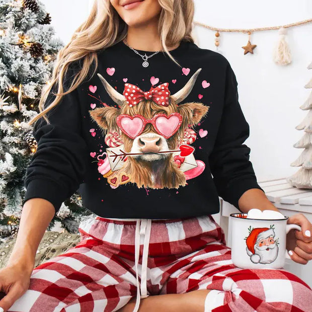 Heifer Valentine Sweatshirt