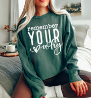 Remember your Why Sweatshirt