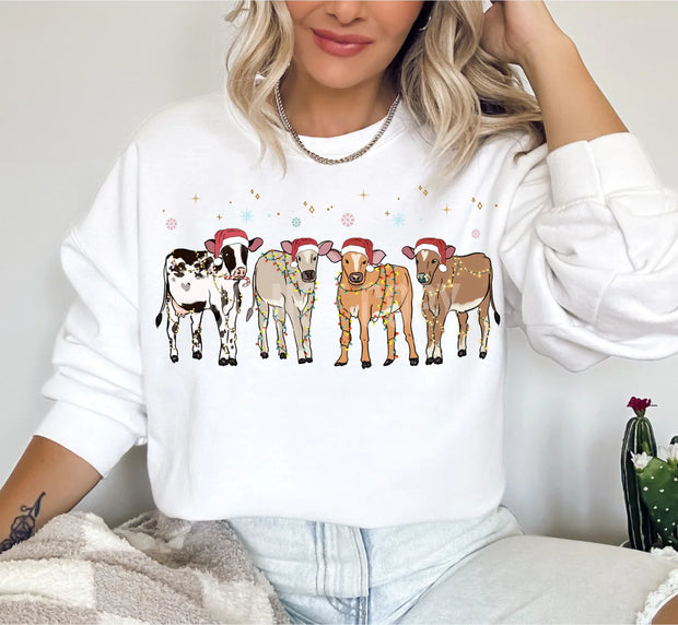 Santa Cows Sweatshirt