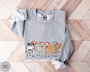 Santa Cows Sweatshirt