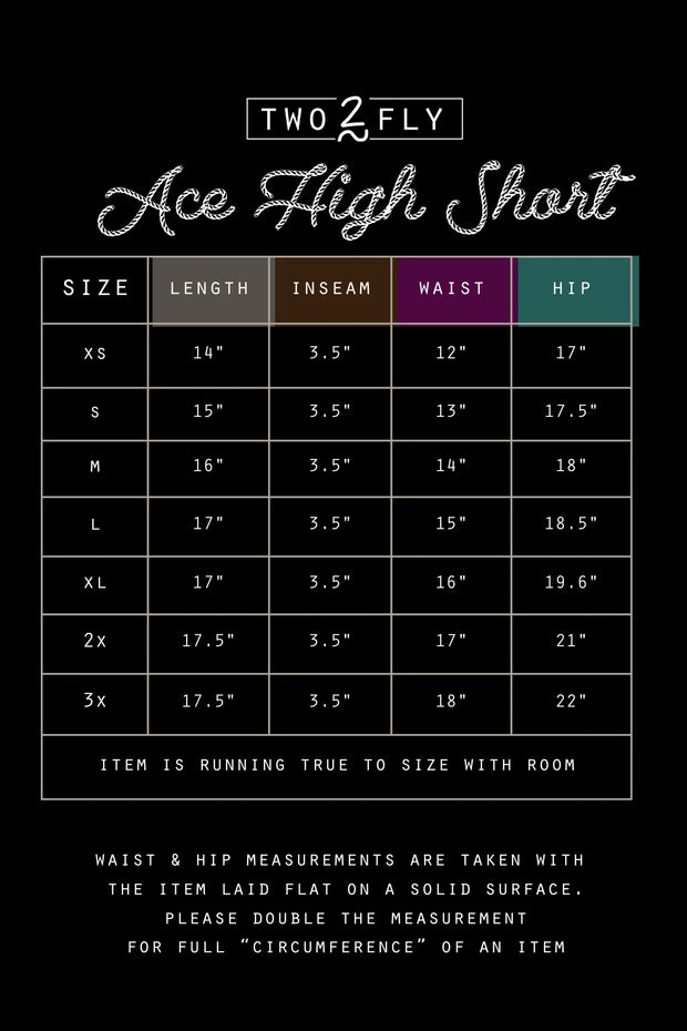 Ace High Shorts-Midnight