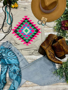 Ryanne's Neon Aztec Tee Texas True Threads