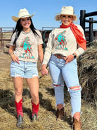 Sunset Cowboy Tee Texas True Threads