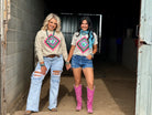 Ryanne's Neon Aztec Tee Texas True Threads