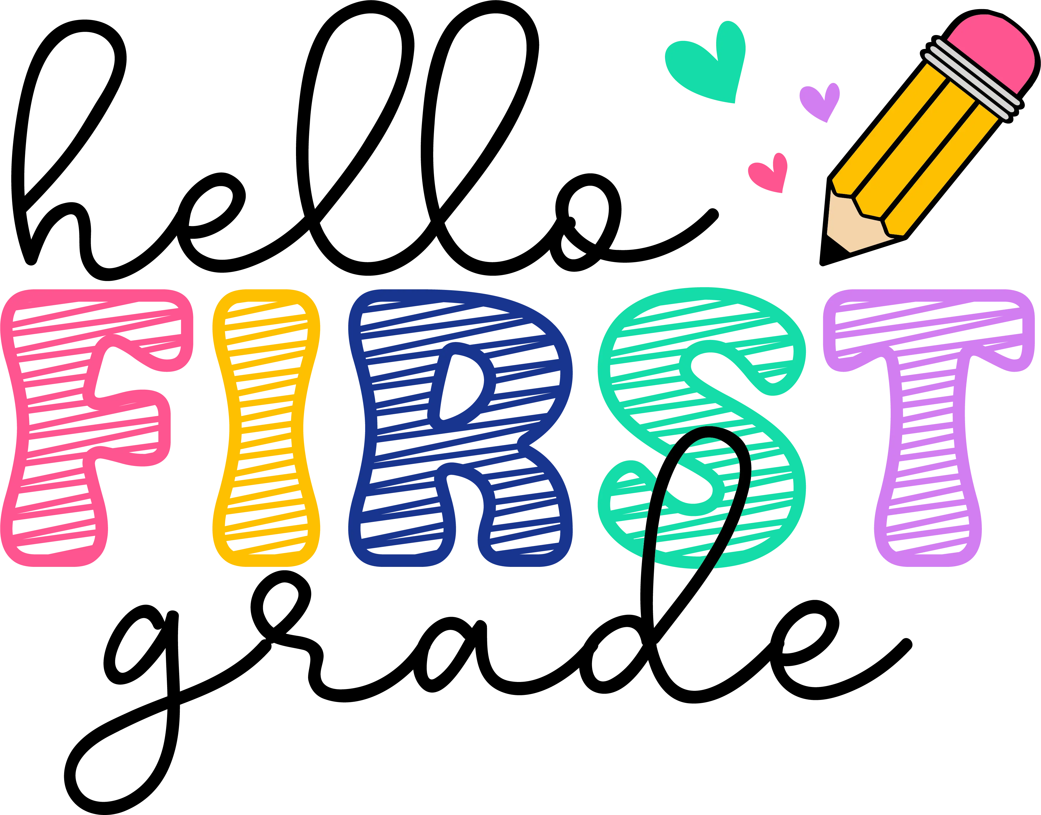 PREORDER: Hello School PreK and Elementary Graphic Tee Ave Shops