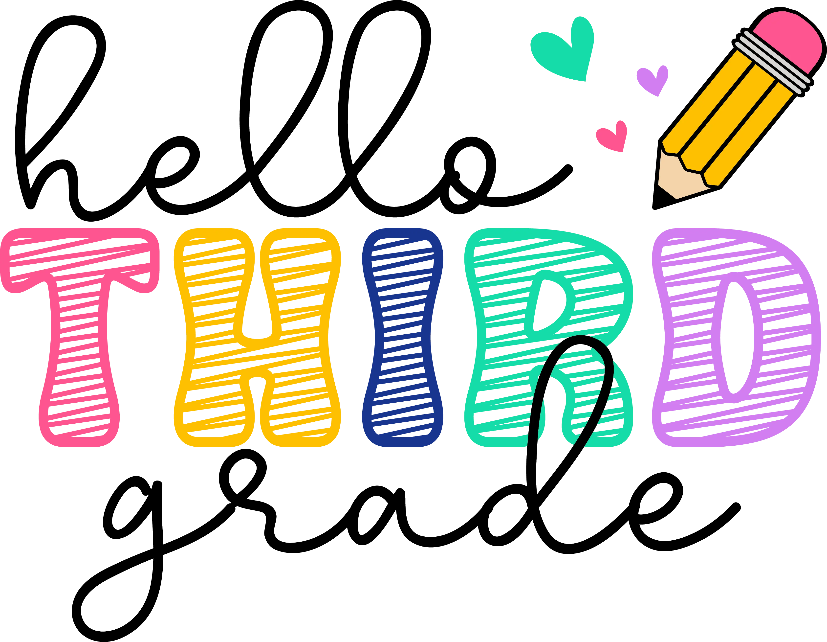 PREORDER: Hello School PreK and Elementary Graphic Tee Ave Shops