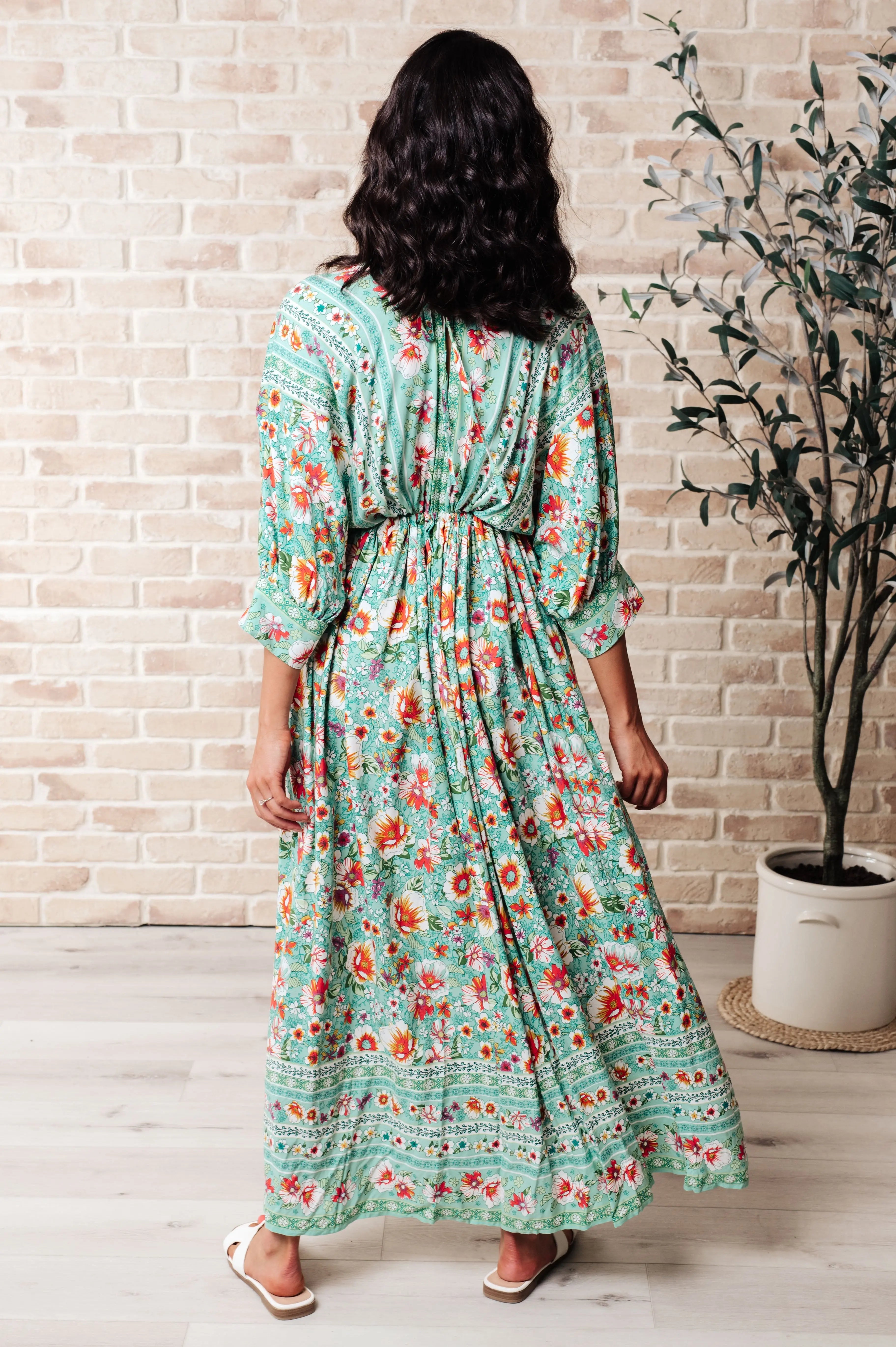 Rollin' Down the Windows V-Neck Dress Ave Shops