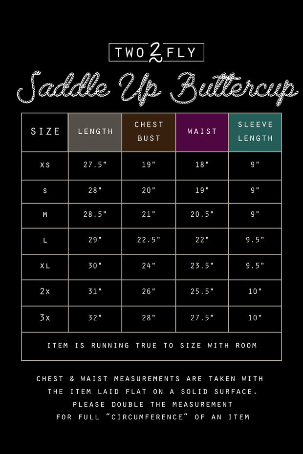 Saddle Up Buttercup- TOP