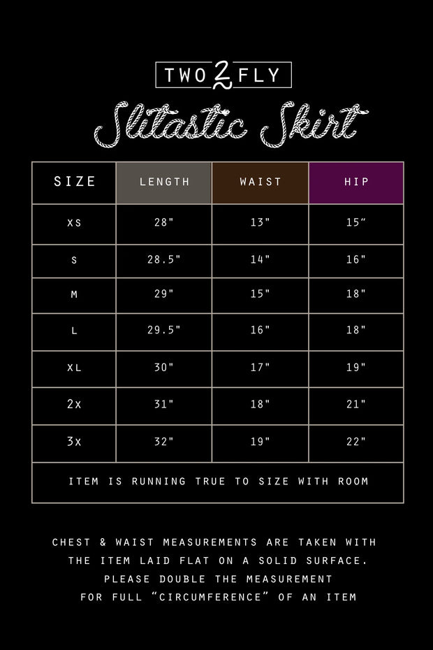 Slitastic Skirt- Midnight