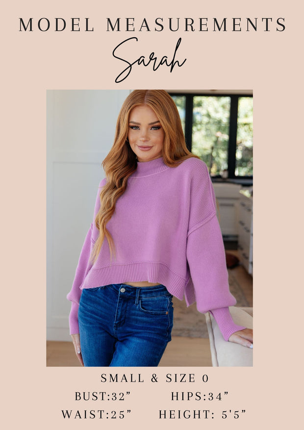 Lizzy Flutter Sleeve Top in Ombre Rainbow