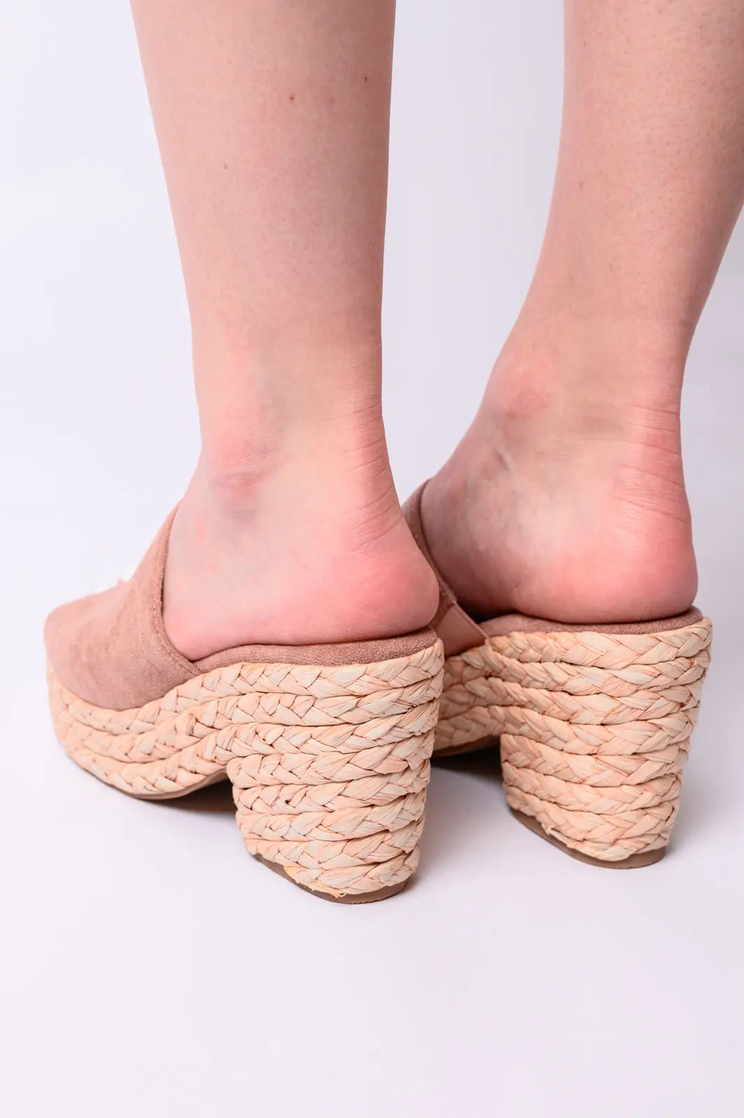 Solstice Espadrille Wedge in Blush Ave Shops