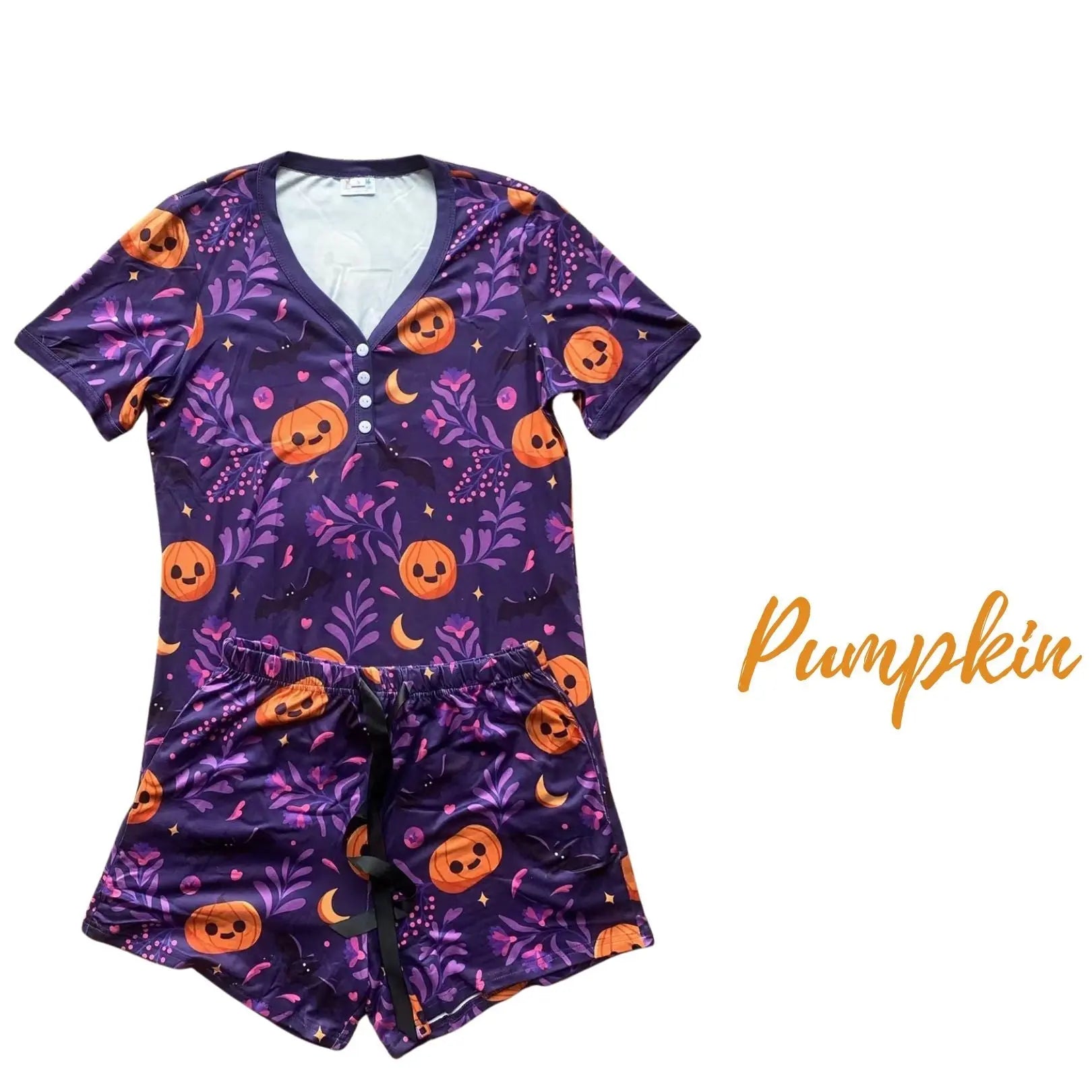 PREORDER: Halloween Pajama Short Set in Five Prints Ave Shops