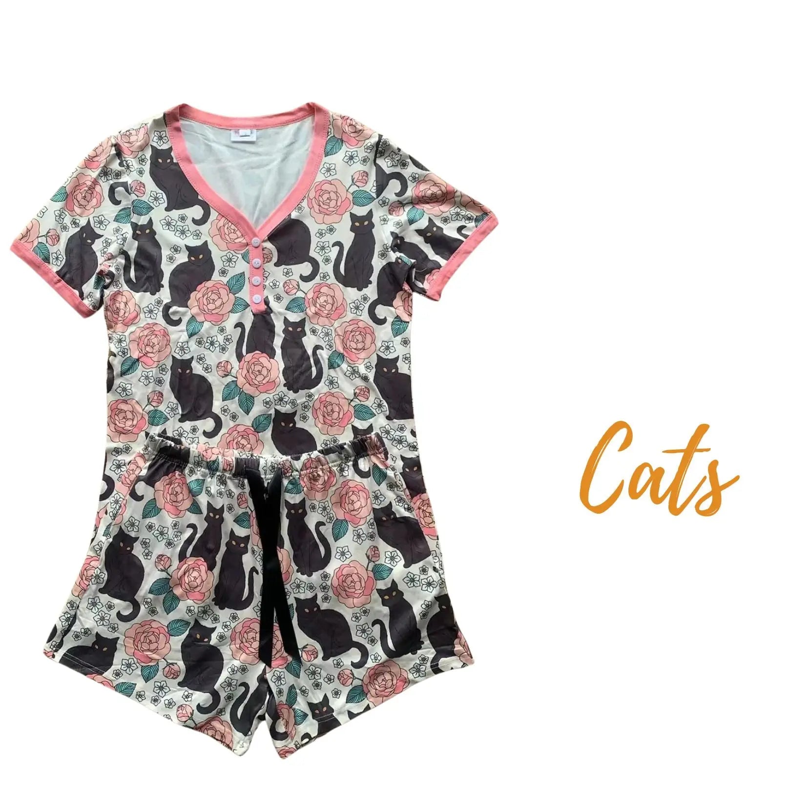 PREORDER: Halloween Pajama Short Set in Five Prints Ave Shops