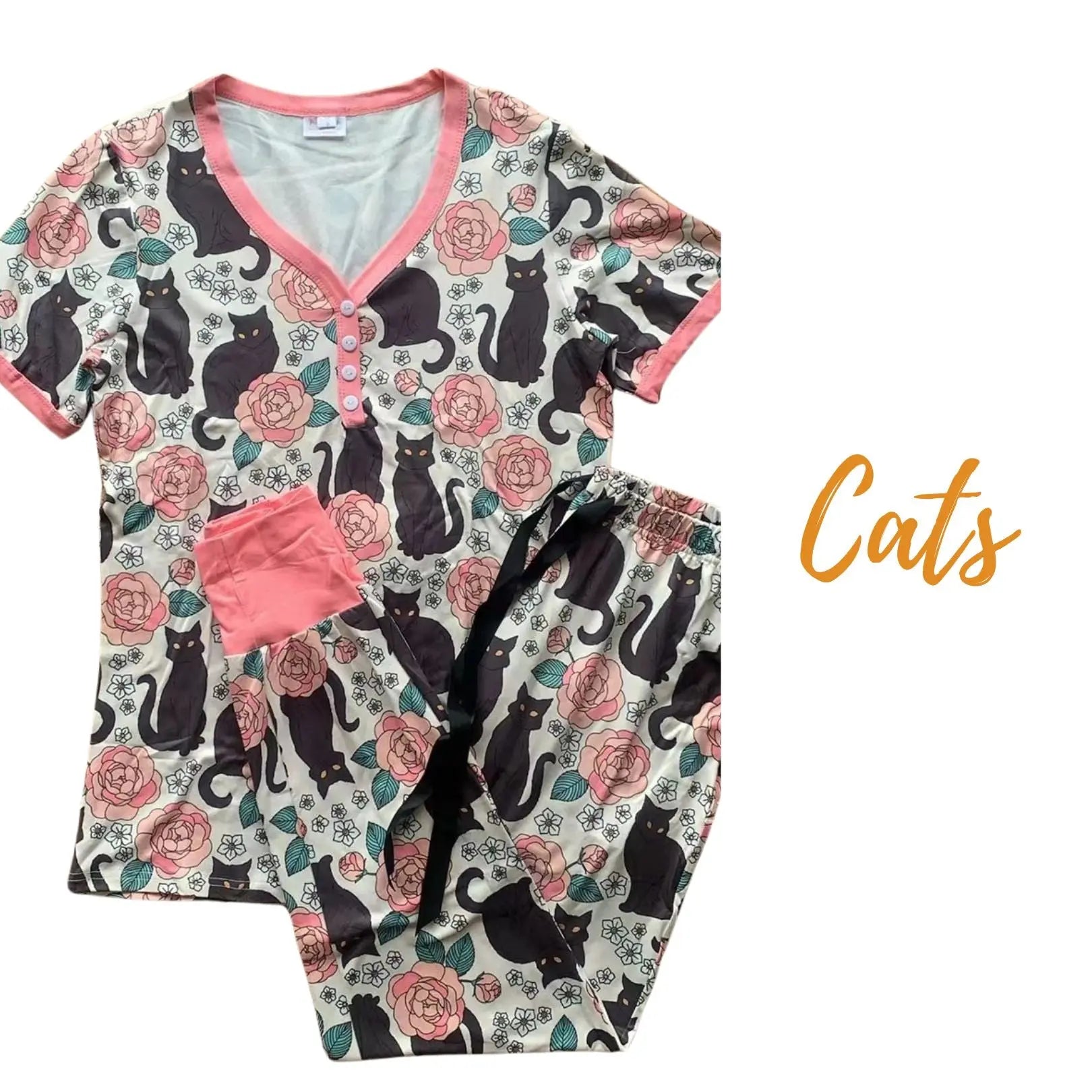 PREORDER: Halloween Pajama Jogger Set in Five Prints Ave Shops