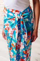 Take Me Outside Wrap Around Skirt in Blue Ave Shops