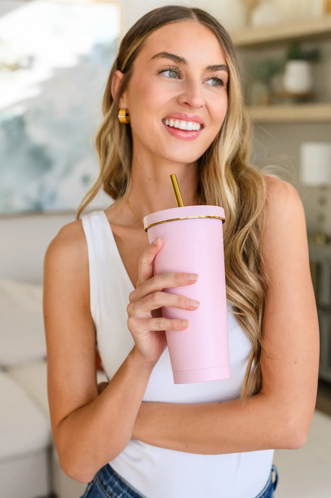 Total Eclipse Tumbler In Baby Pink Ave Shops