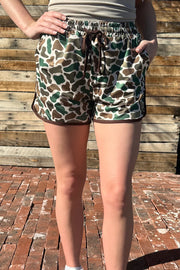 Stand down camo shorts