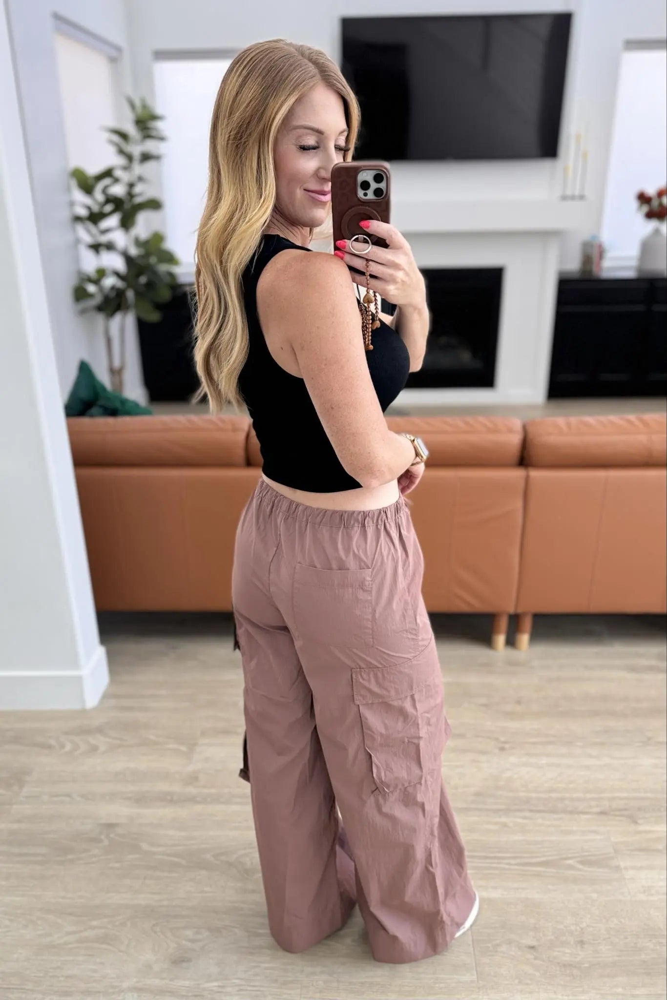 PREORDER: Archer Asymmetrical Pocket Wide Leg Cargo Pants in Two Colors Ave Shops