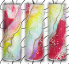 PREORDER: Red Rainbow Geode Skinny Tumbler Ave Shops