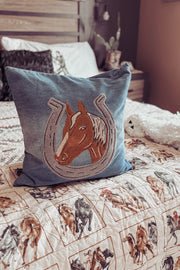 Denim Darling Pillow COVER ONLY