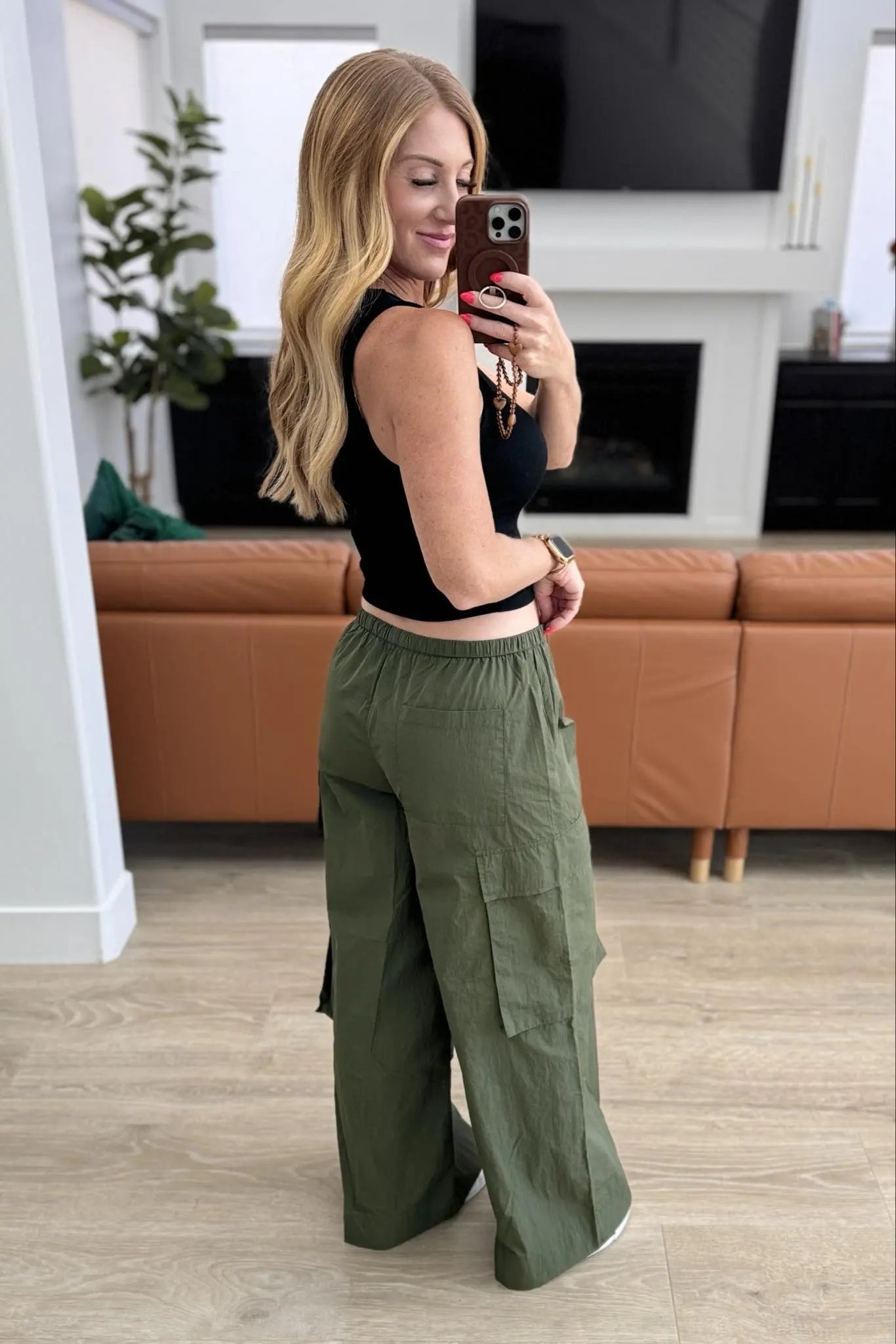 PREORDER: Archer Asymmetrical Pocket Wide Leg Cargo Pants in Two Colors Ave Shops