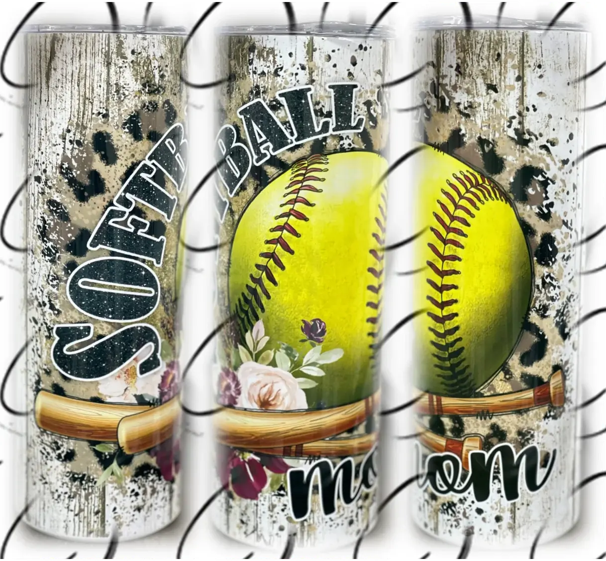 PREORDER: Softball Mom Skinny Tumbler Ave Shops