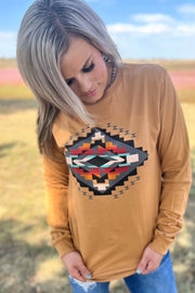 Fall Sunset Long Sleeve Top