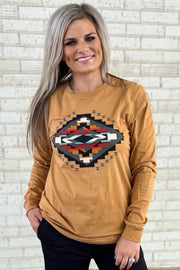 Fall Sunset Long Sleeve Top