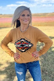 Fall Sunset Long Sleeve Top