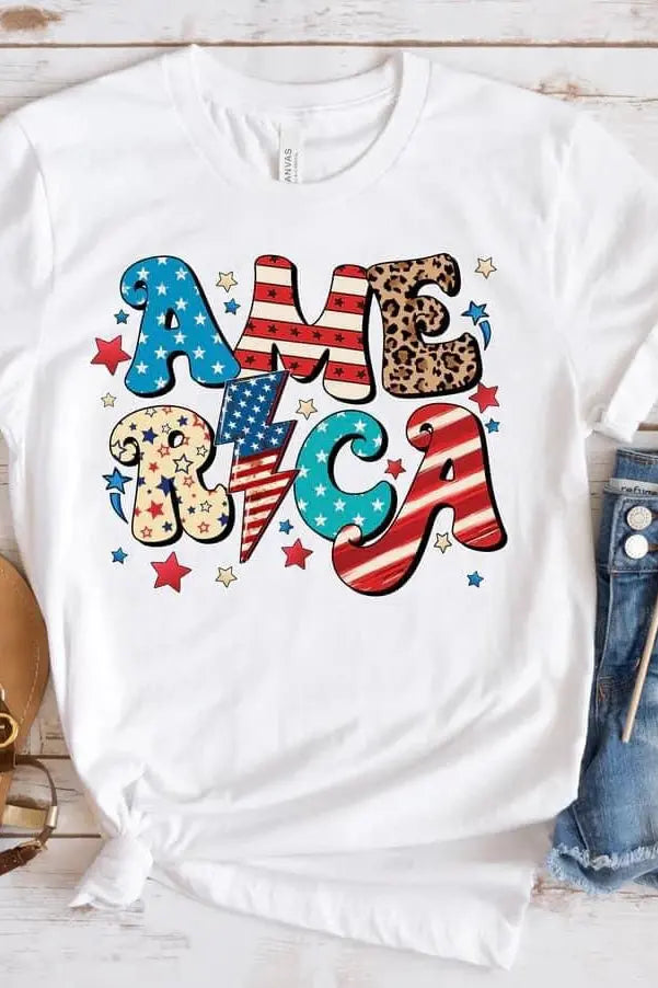 America Tee Classy Southern Bling