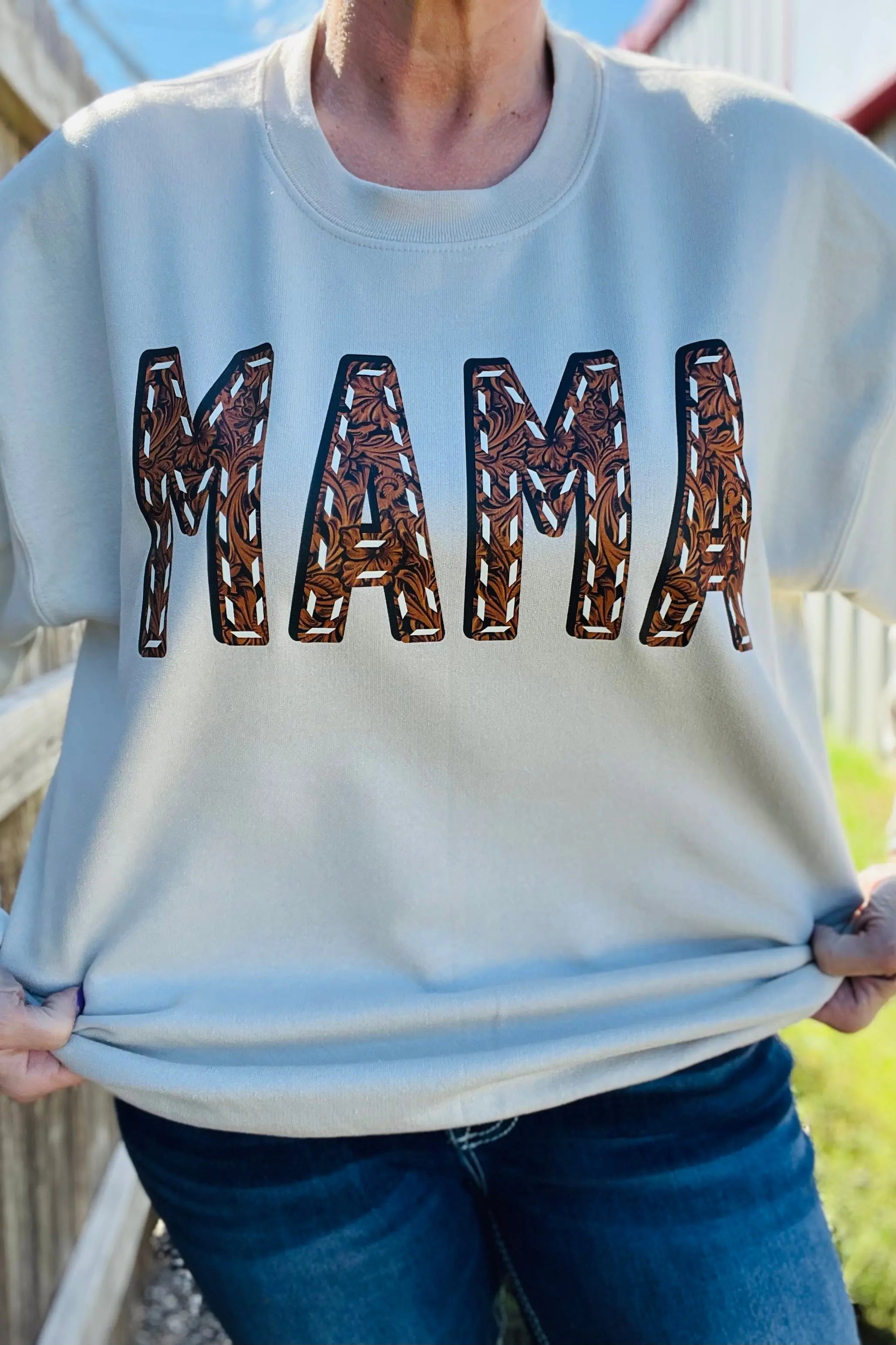 Western Mama Sweatshirt Classy Southern Bling