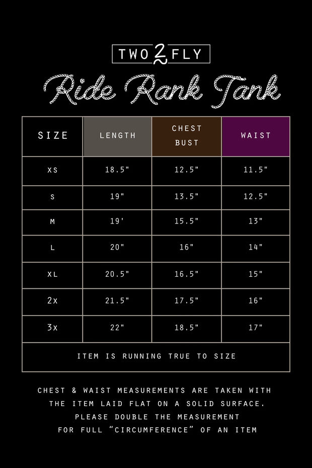 Ride Rank Tank- Saddle