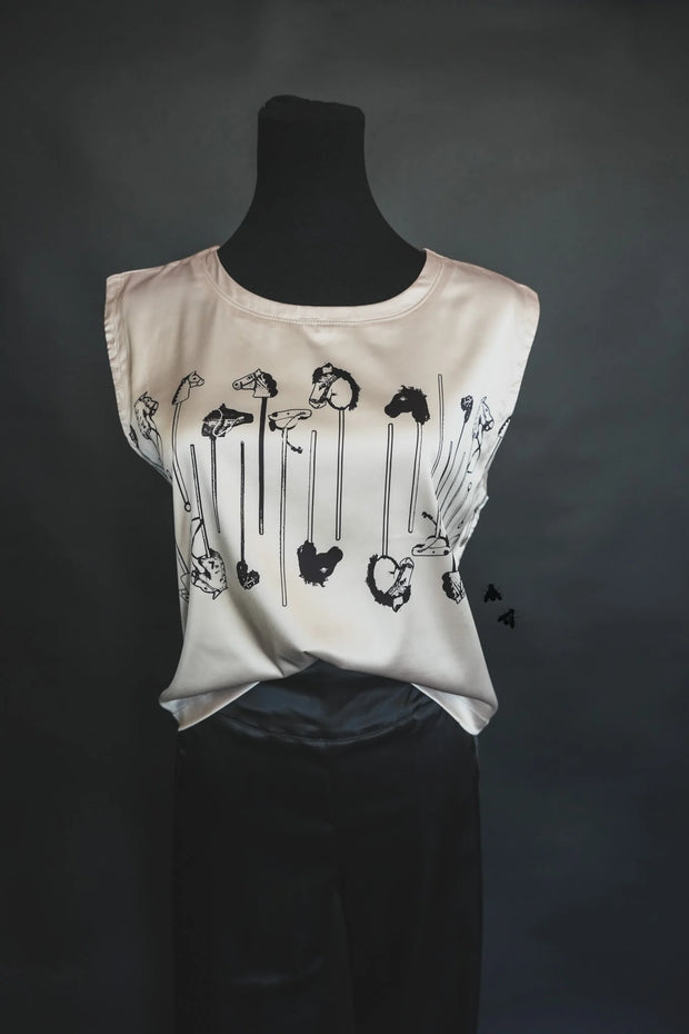 Pony Tail Crop Top