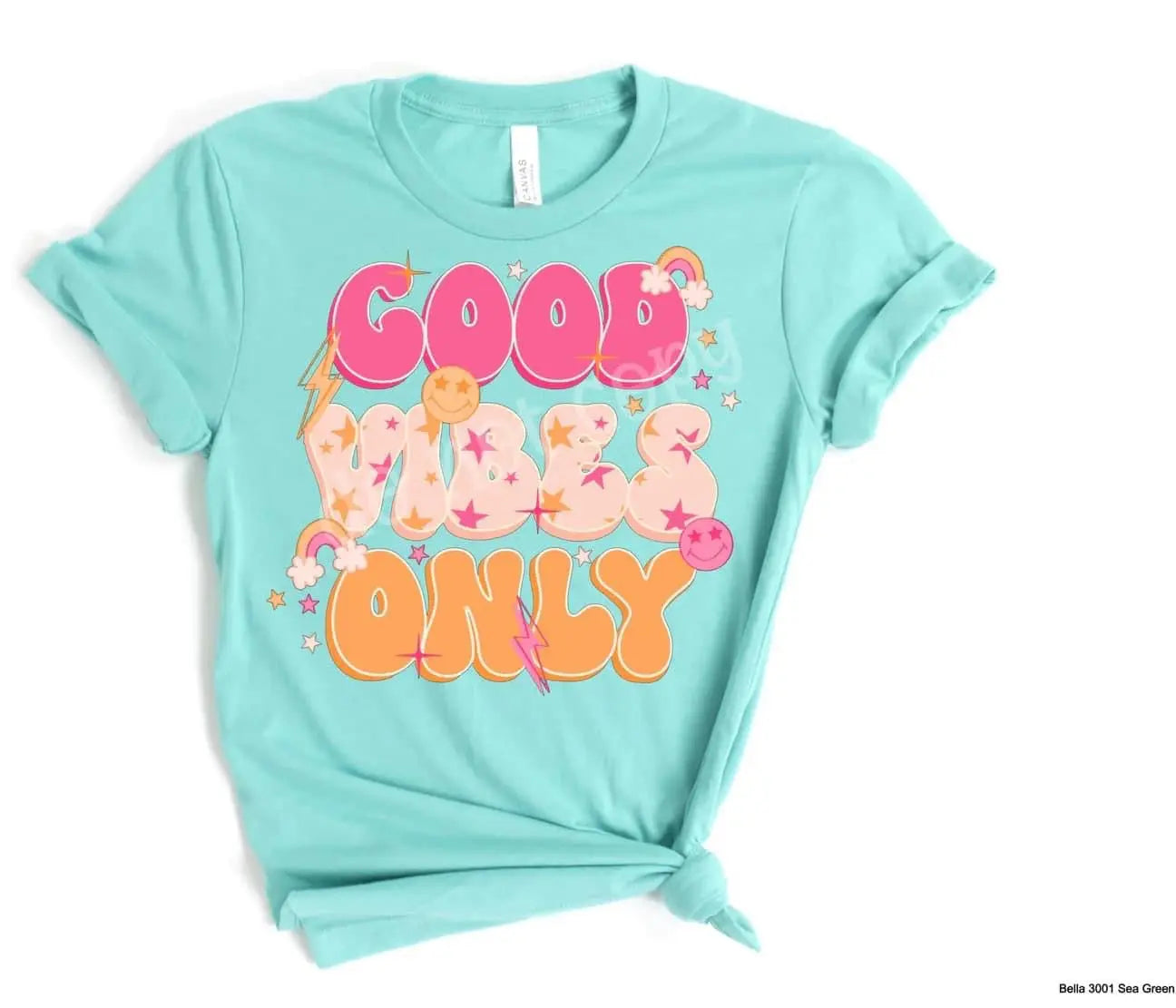 Good Vibes Only Tee Classy Southern Bling