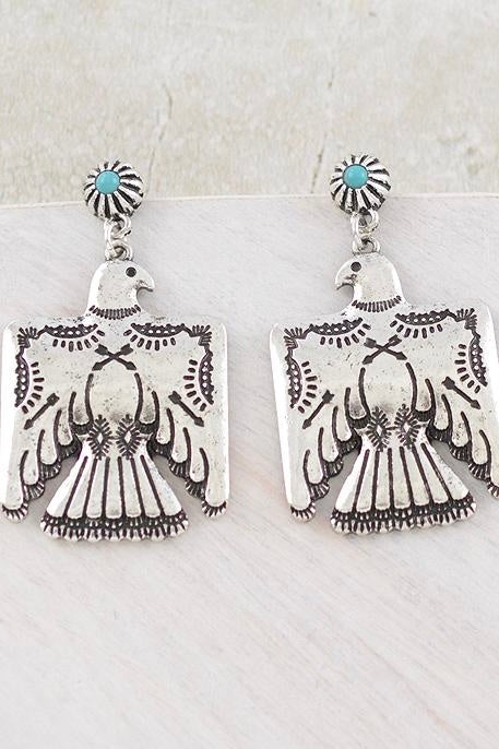 Thunderbird Dangle Earrings