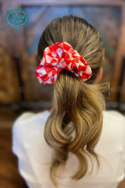 Pep Rally Scrunchie Red