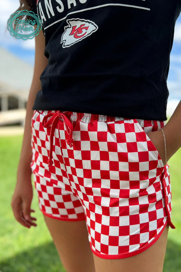 Pep Rally Shorts Red