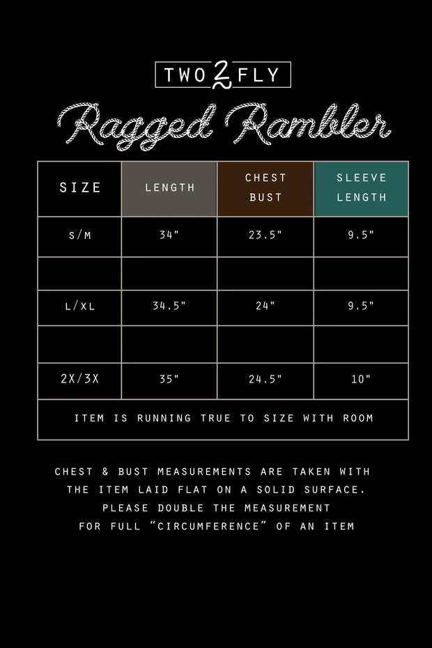 Ragged Rambler- Black