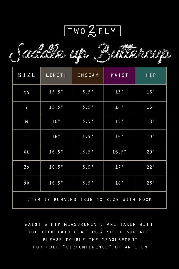 Saddle Up Buttercup- SHORTS