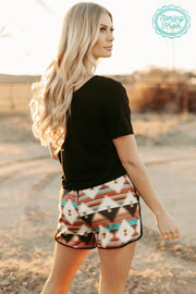 Southern Roots Aztec Shorts