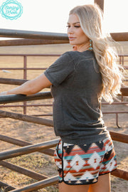 Southern Roots Aztec Shorts