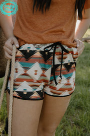 Southern Roots Aztec Shorts