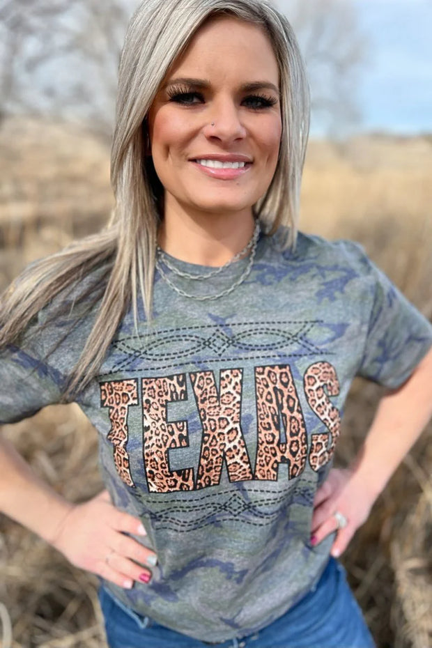 Stitched In Texas Tee