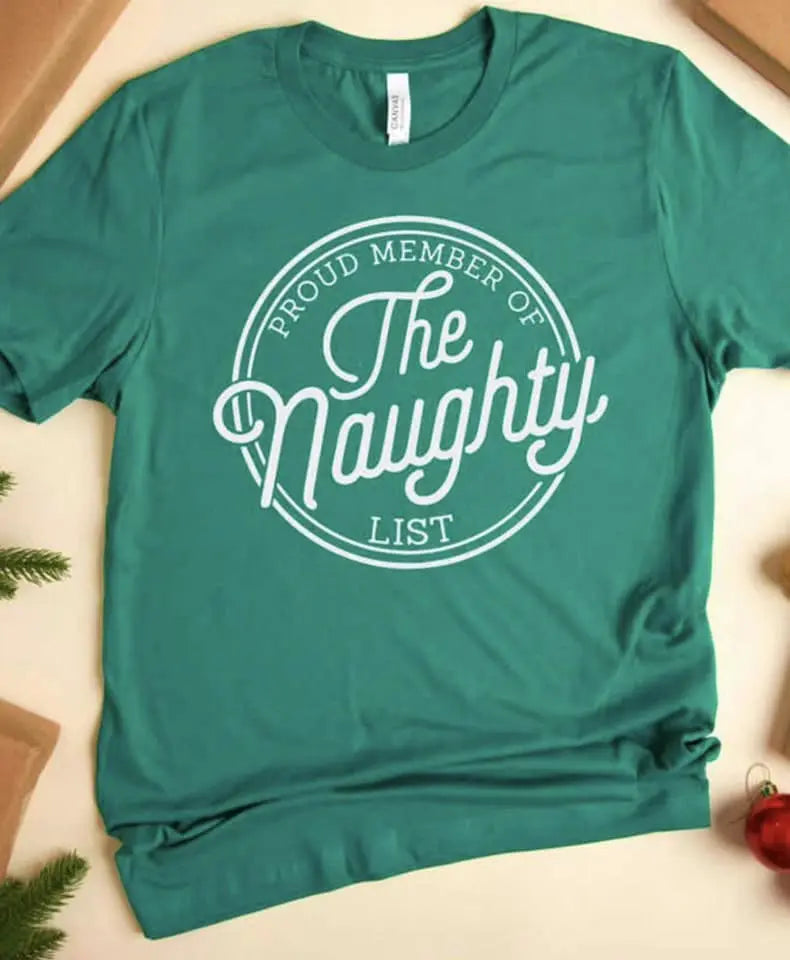 Naughty List (Black, Red, Green) Classy Southern Bling
