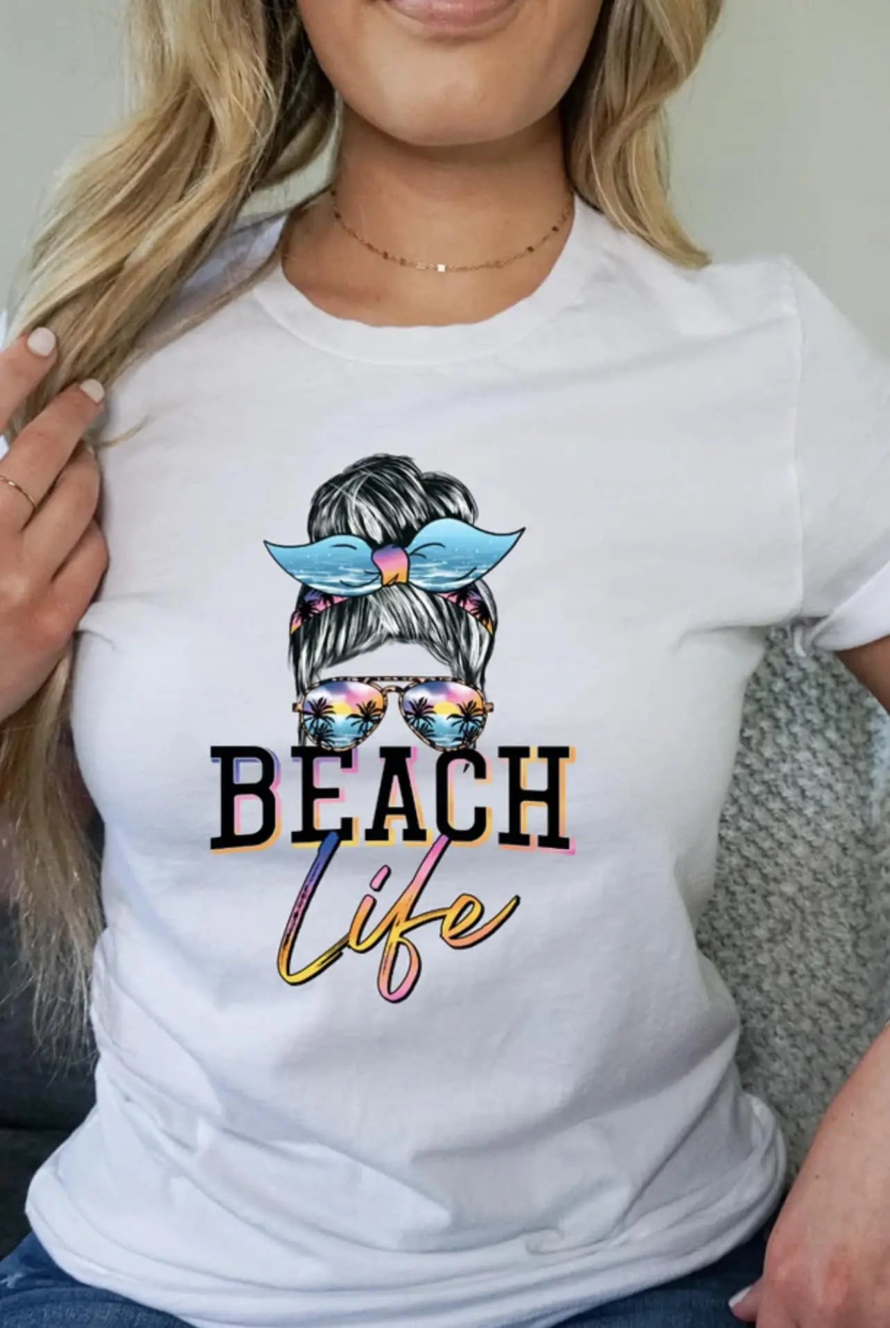 Beach Life Tee Classy Southern Bling