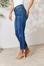 BAYEAS Cropped Straight Jeans