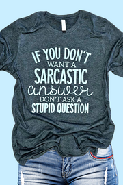 Sarcastic Answer Top