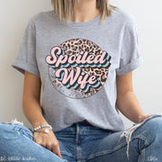 Spoiled Wife leopard design